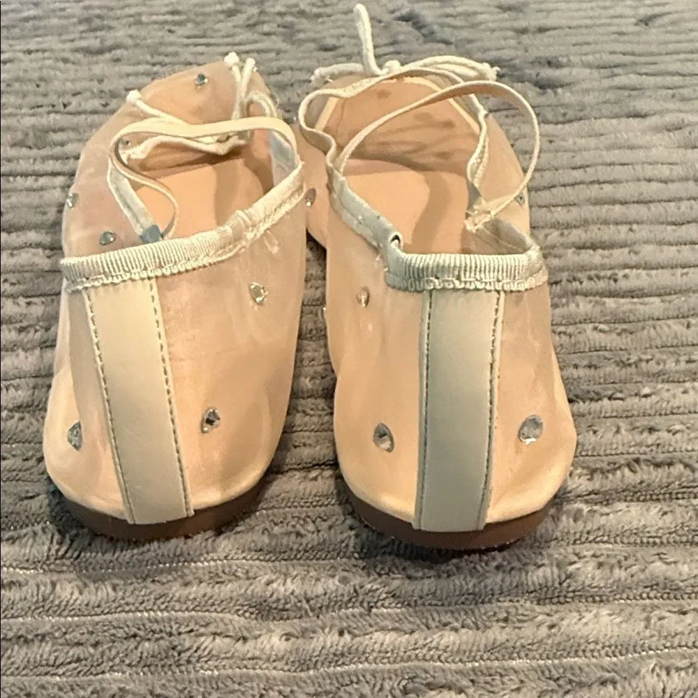 Dream pairs Elegant Beige Women's Shoes with Rhinestone Accents